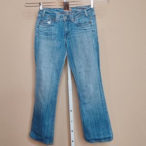 Yanuk 6 Pocket Classic Bootcut Light/Medium Wash 100% Cotton Jeans SIZE 6 EUC